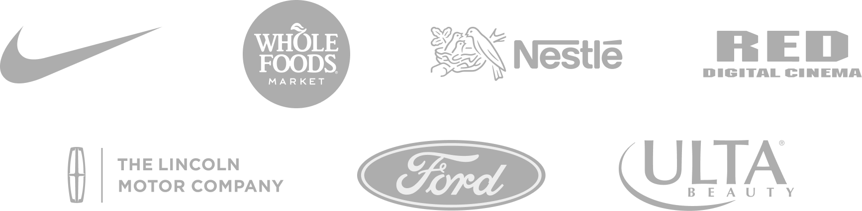 Logos of brands